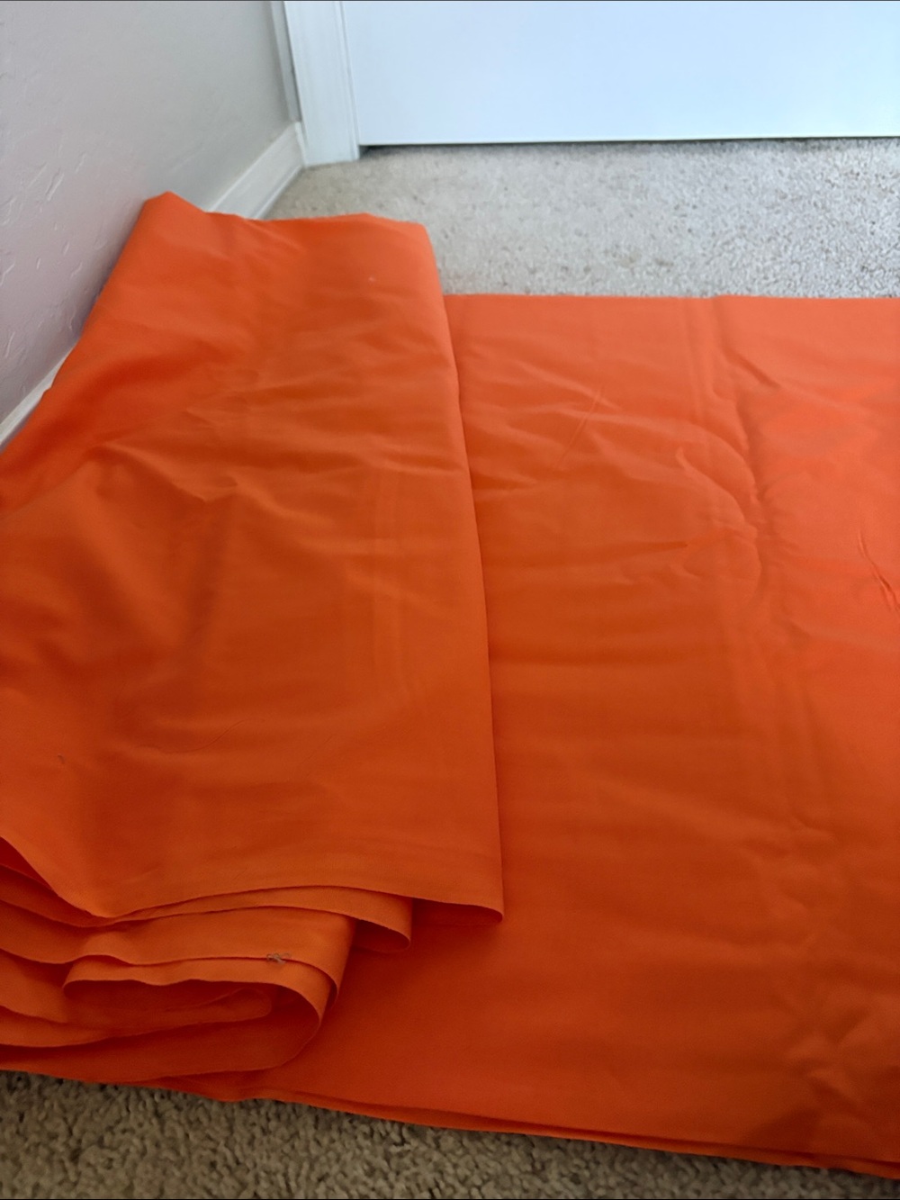 Orange fabric / 1 yard Wide back 118 - Picture 2 of 2